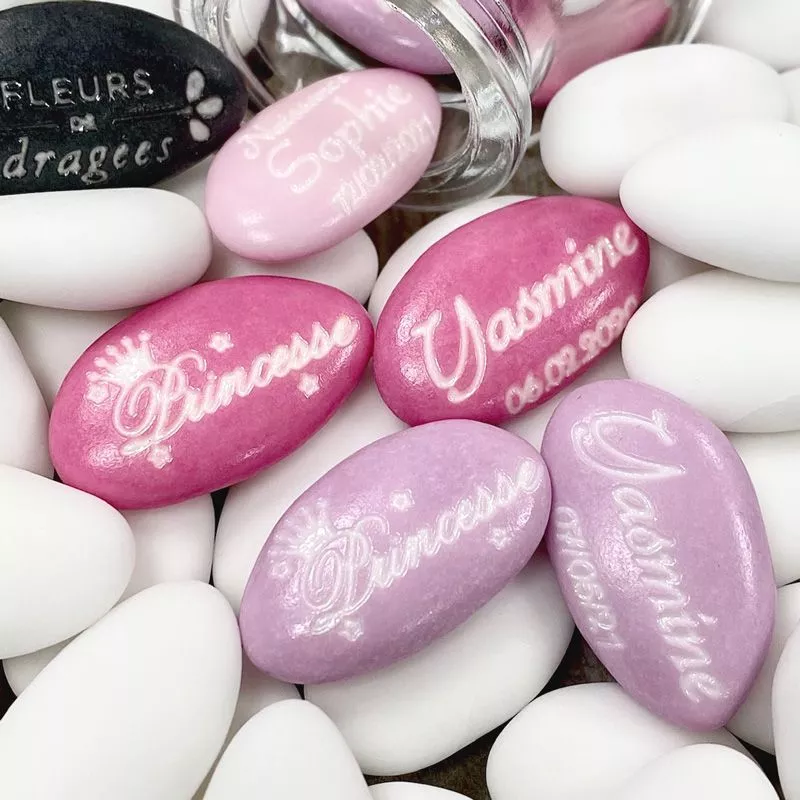 Dragées Princesse personnalisées