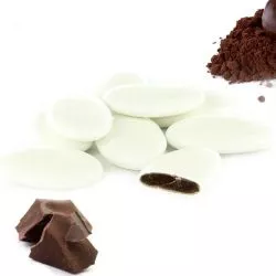 Dragées Chocolat pas cher - Blanc 1kg