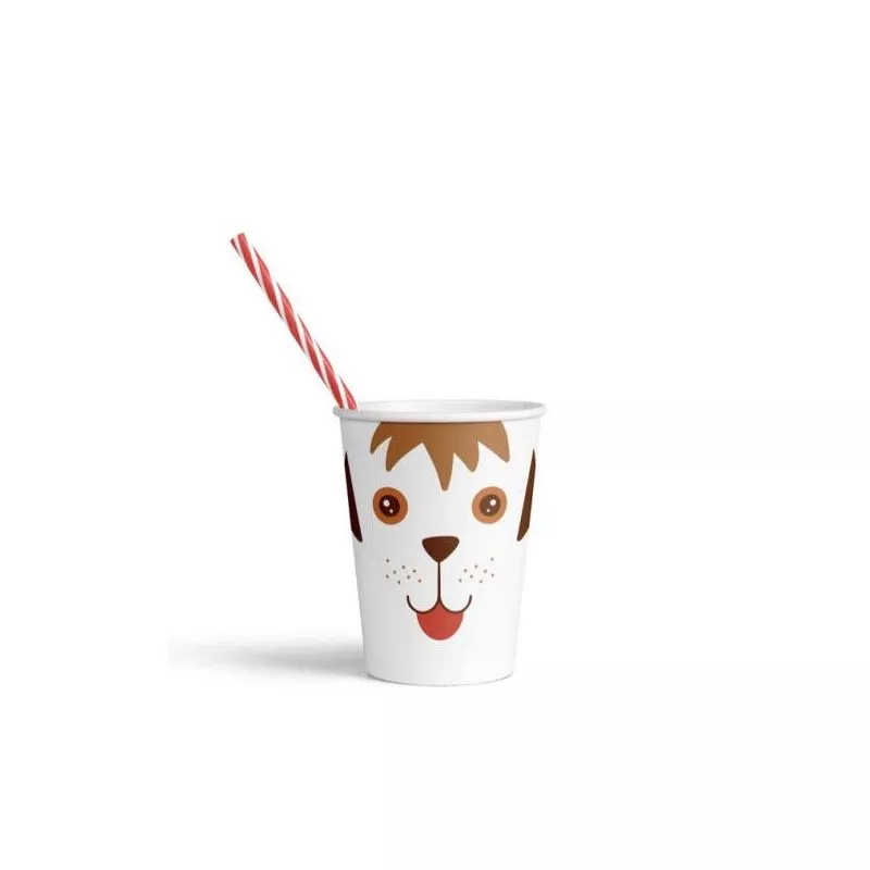Gobelets chien 6 pièces