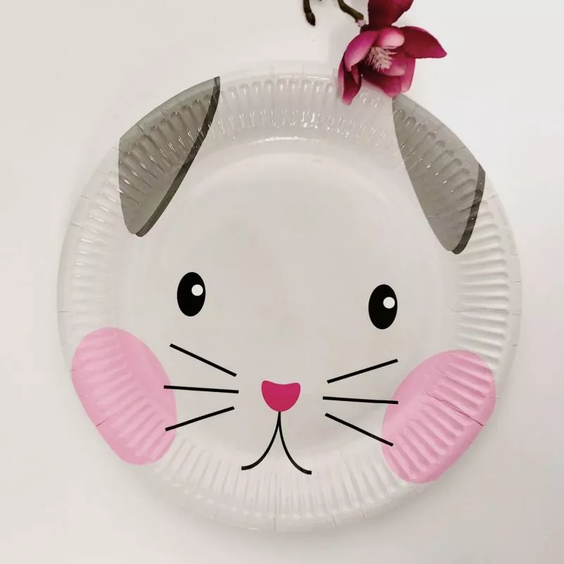 Assiette jetable Chat (lot de 6)