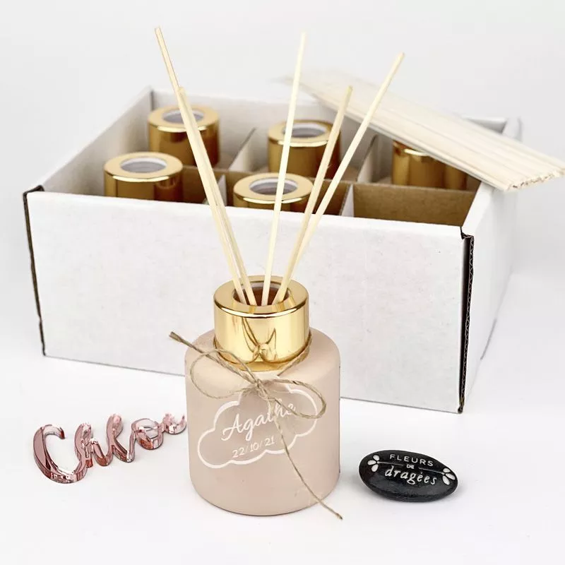 Pack diffuseur parfum cadeau d'invité raffiné - 50ml (6psc)
