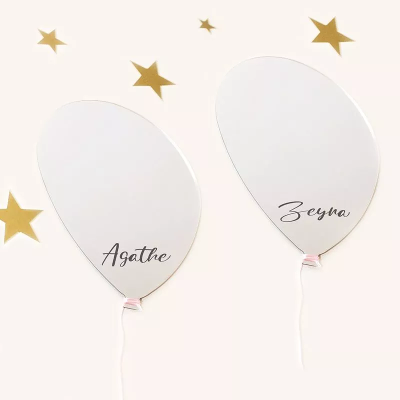 Miroir acrylique forme ballon - Personnalisé