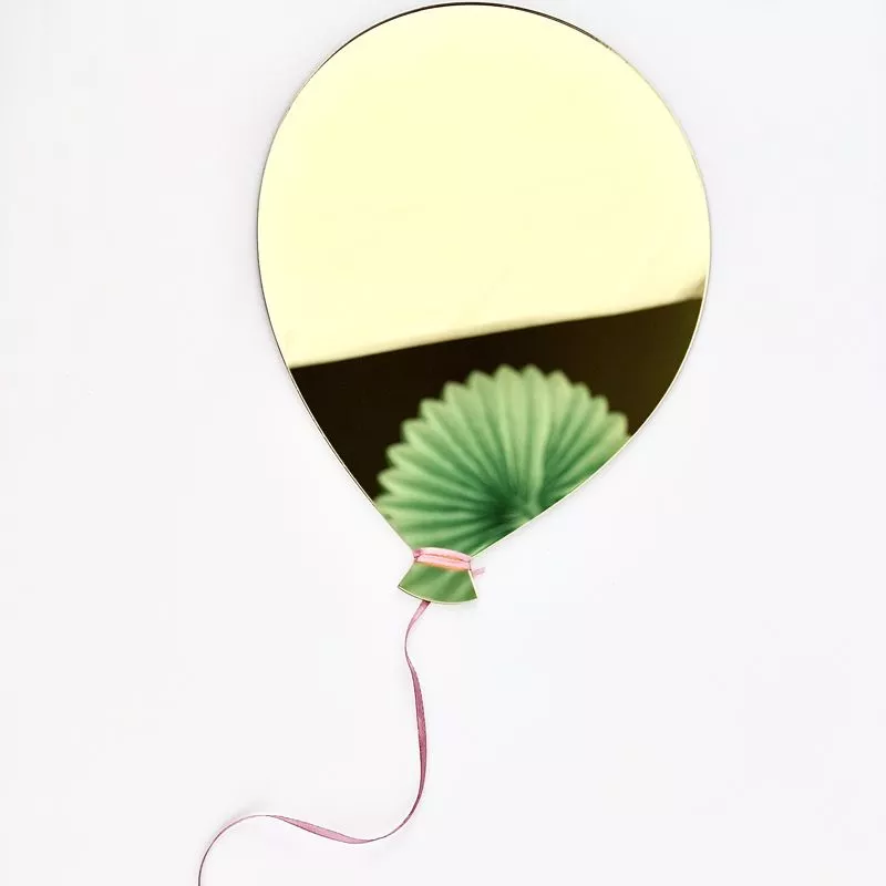 Miroir acrylique forme ballon - Personnalisé