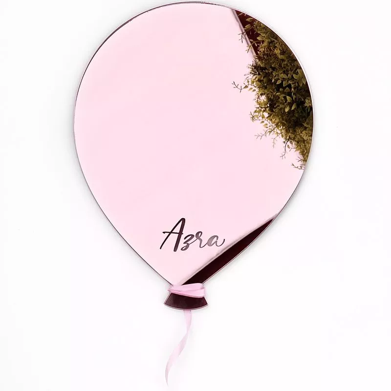 Miroir acrylique forme ballon - Personnalisé