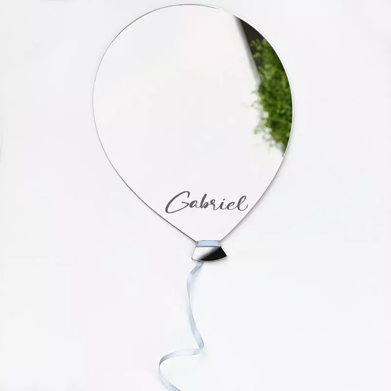 Miroir acrylique forme ballon - Personnalisé