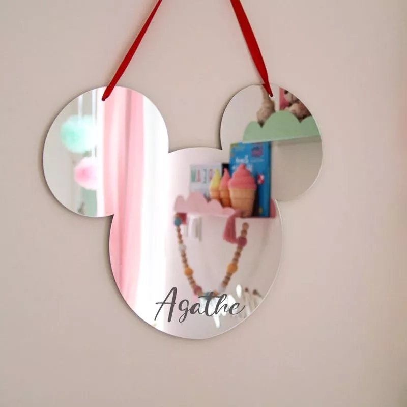Miroir acrylique Mickey Mouse - Personnalisé
