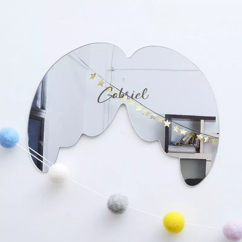 Miroir acrylique Ange - Personnalisé