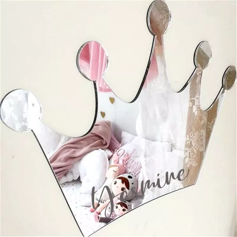 Miroir acrylique Couronne - Personnalisé