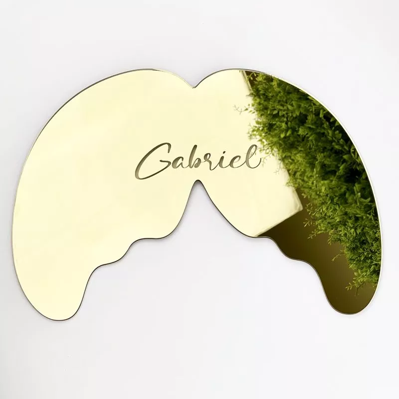 Miroir acrylique Ange - Personnalisé