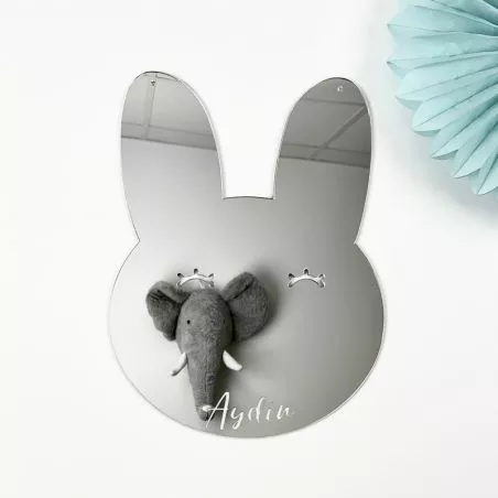 Miroir lapin acrylique - Personnalisé