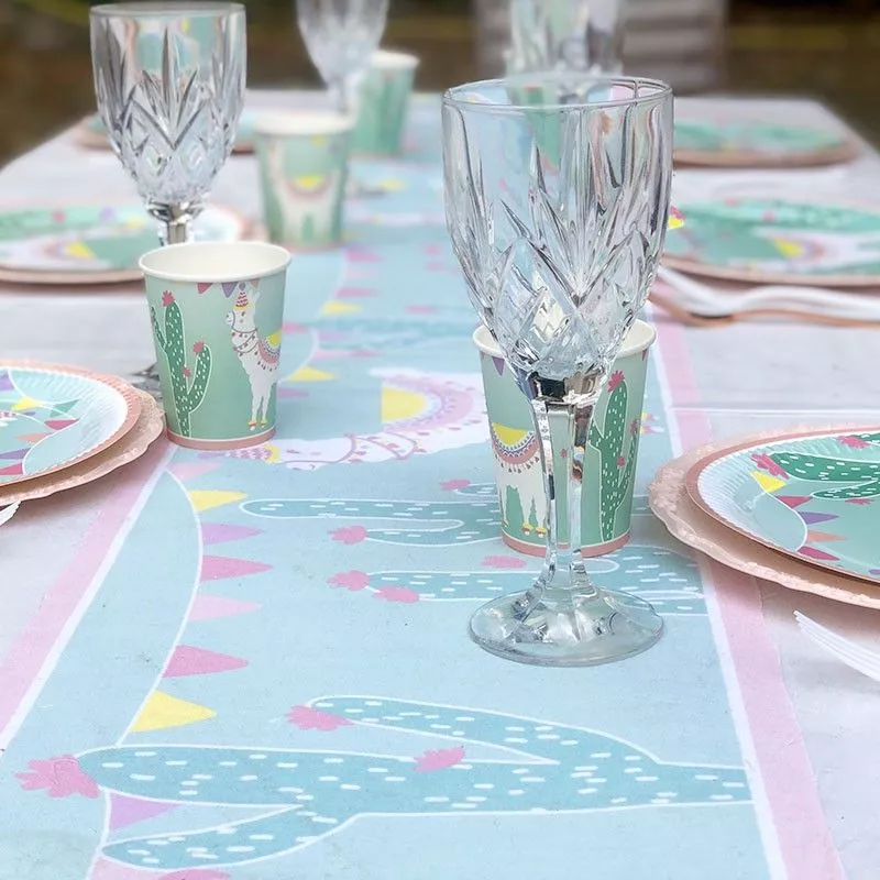 Chemin table Lama en Coton 28cm x 3