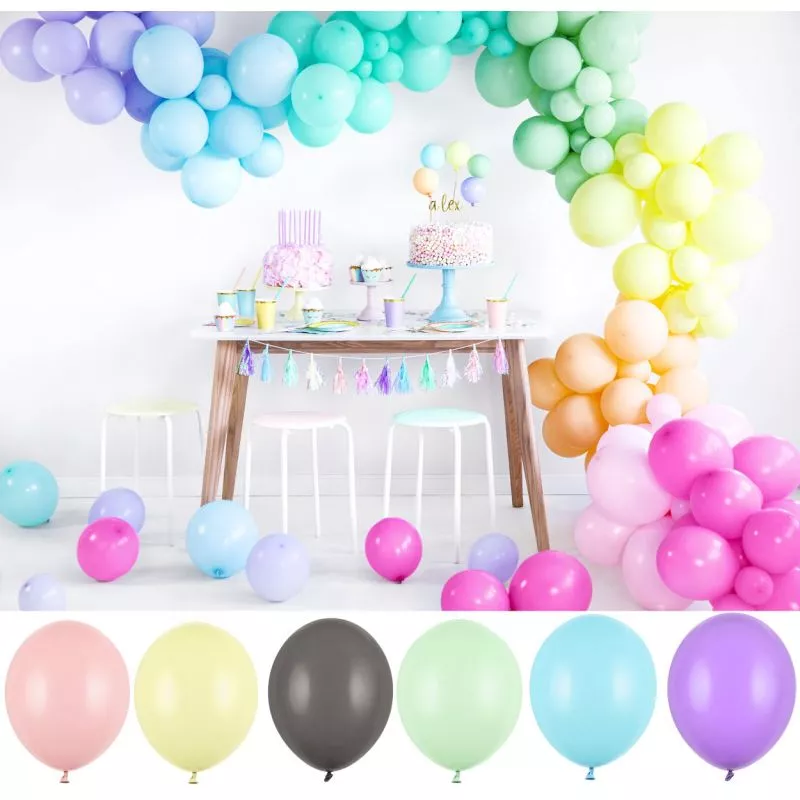Ballons colorés les 10