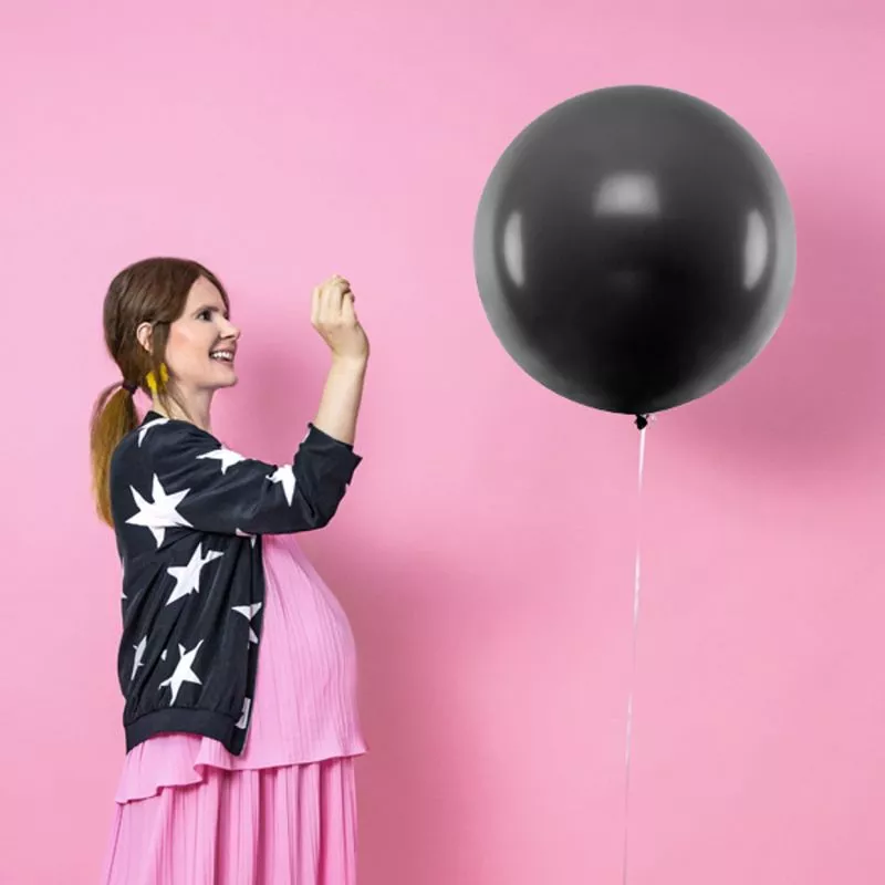 Ballon géant 1 mètre Noir