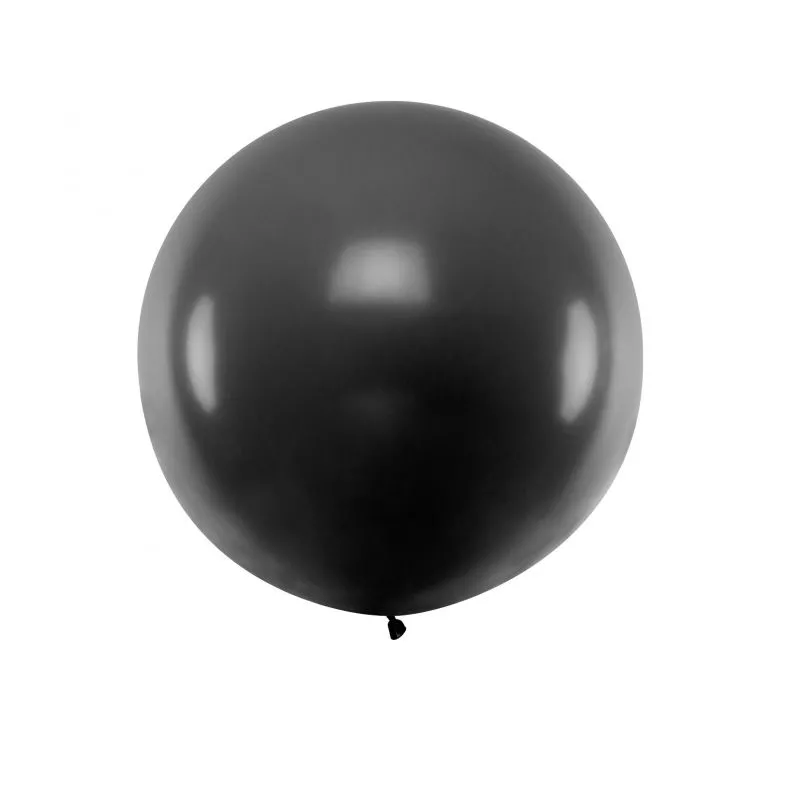 Ballon géant 1 mètre Noir
