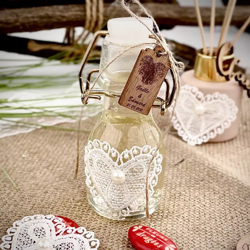 Mignonette dragées mariage fermeture Or