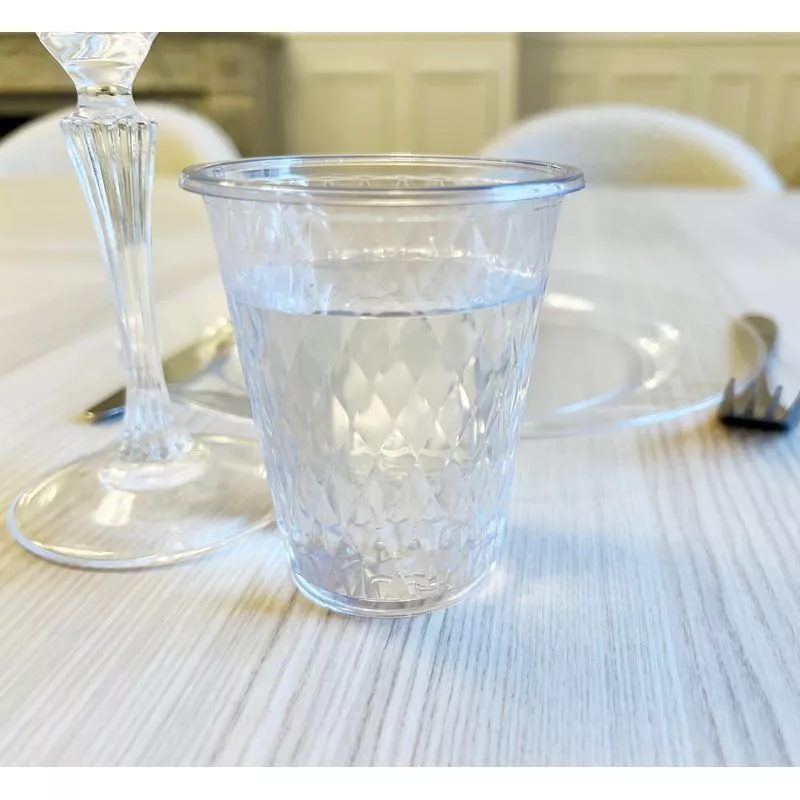 Verre gobelet diamant 25piéces