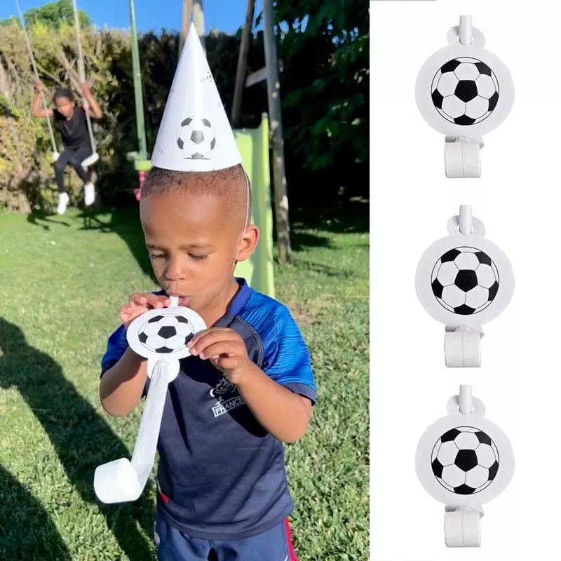 6 Sifflets anniversaire - Foot