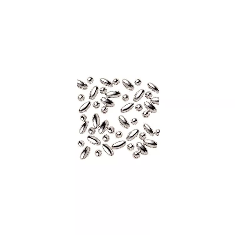 Assortiments de perles Argentées 