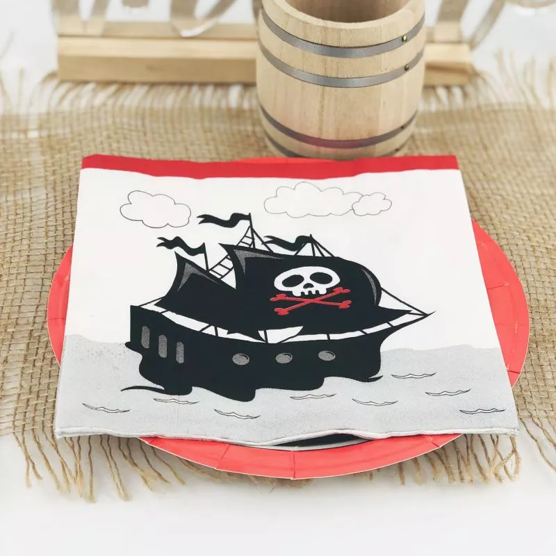 Serviette table Pirate X20