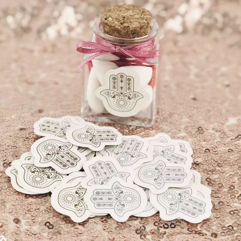 Confettis de table Main oriental carton