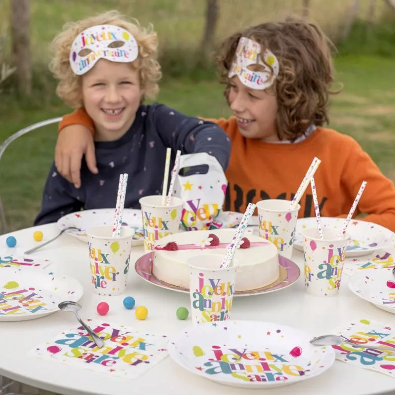 Kit déco anniversaire 10 personnes