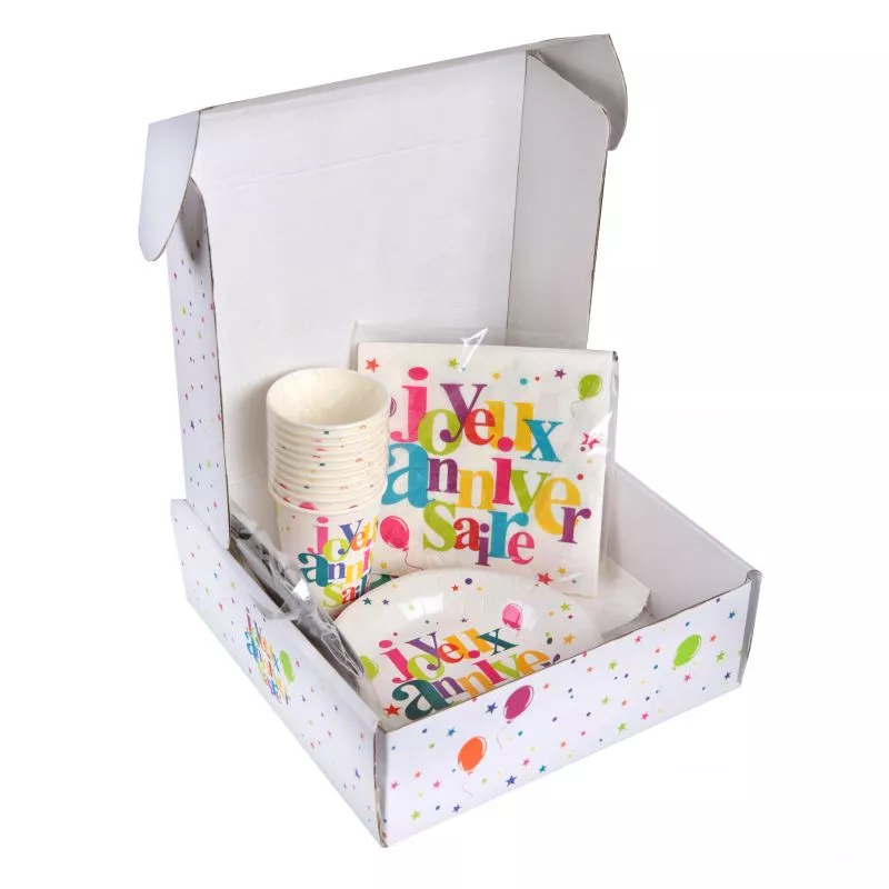Kit déco anniversaire 10 personnes