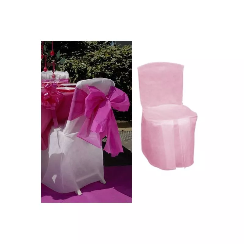 Housse de chaise Intégrale - rose (Les 5)