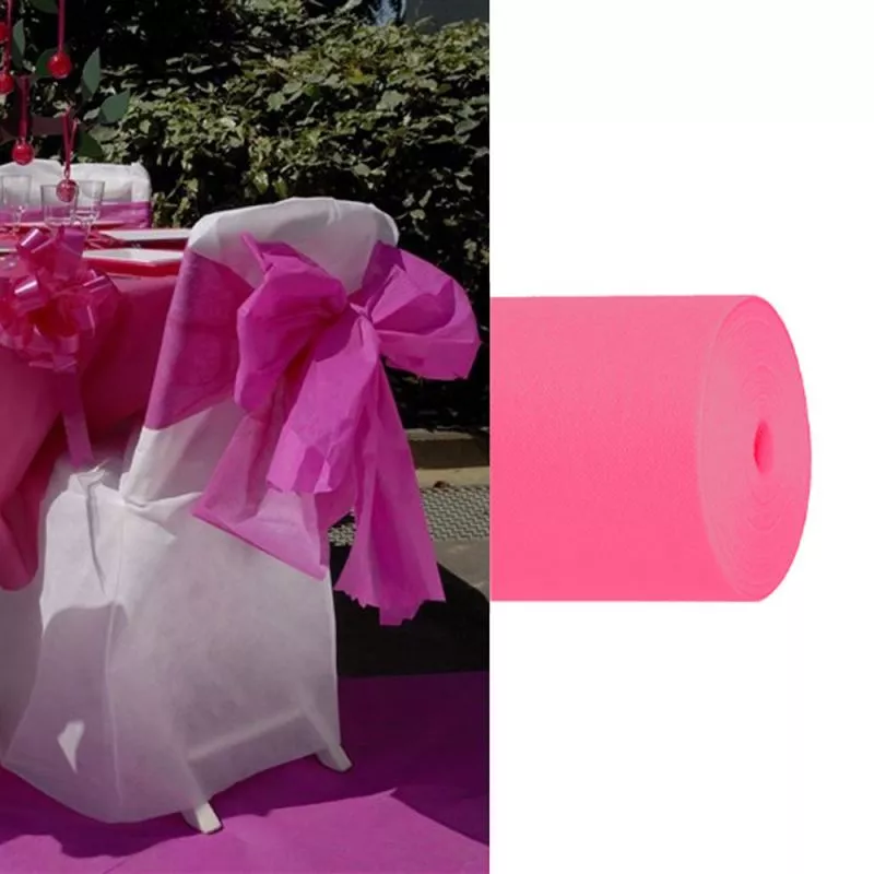 Rouleau intissé 100mètres couleur fushia