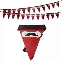 Banderole fanion moustache 3m