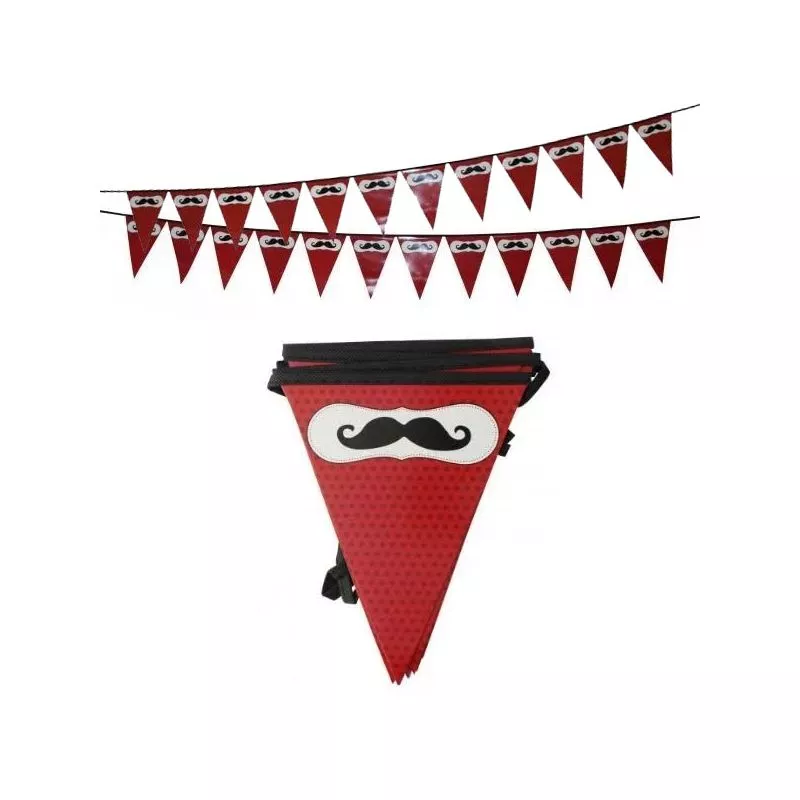 Banderole fanion moustache 3m