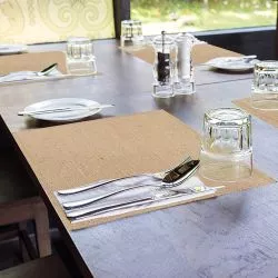 Set de Table Rectangle Jute x10