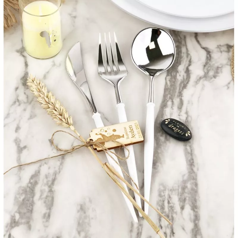 Ménagère Gourmet réutilisables 24 pièces - Argenté