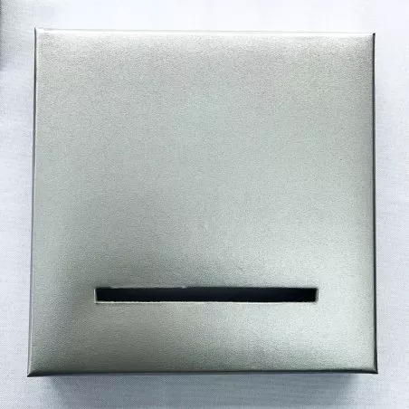 Urne transparent Couvercle argent