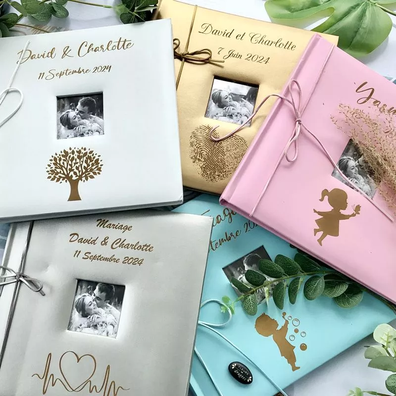 Livre d'or Personnalisé / Album photo Cuir