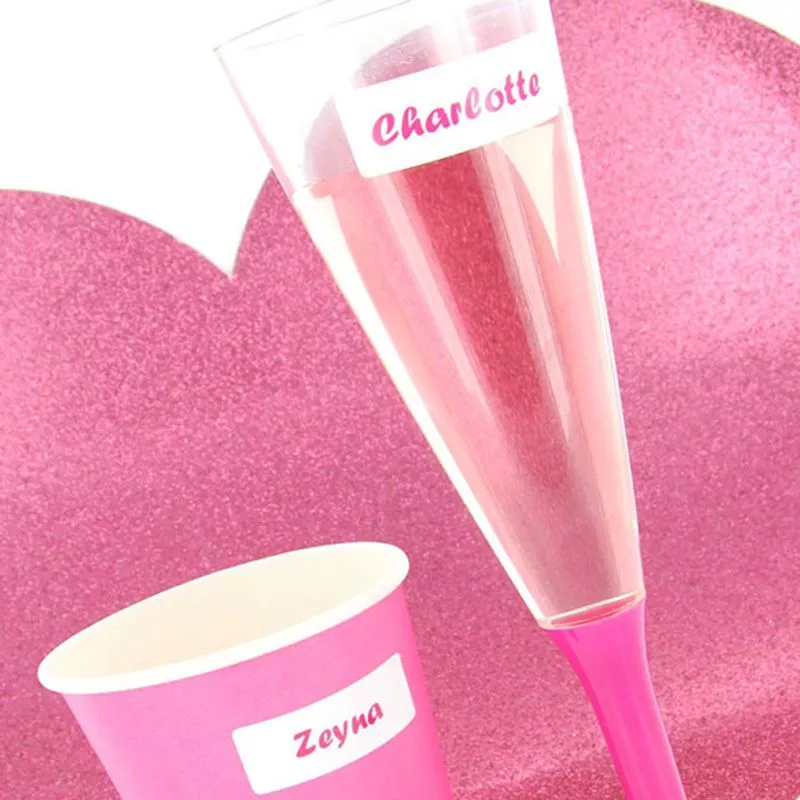 Etiquette marque verre autocollant personnalisé