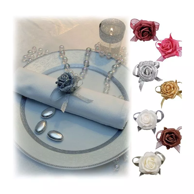 Rose autocolante X6