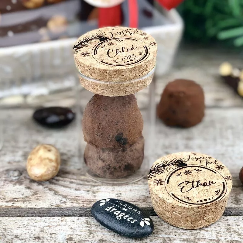 Boite chocolat Noël personnalisée -  Nominative