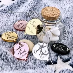 Étiquettes Ballon - Miroir (6psc)