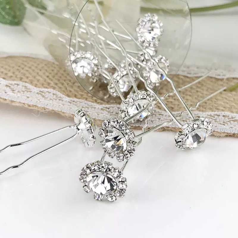 (Lot 12) Pic à cheveux mariage Strass