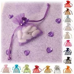 Bourse Organza X10