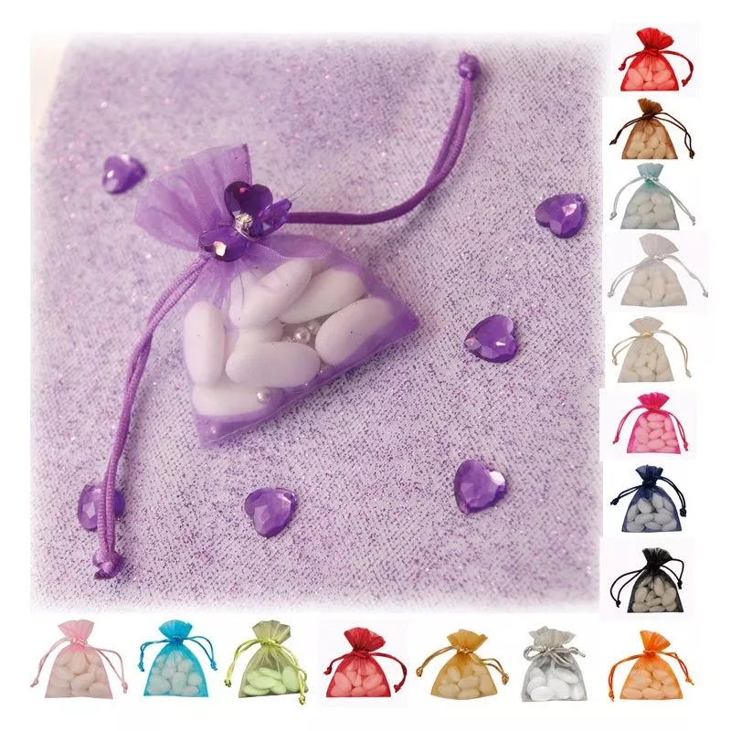 Bourse Organza X10