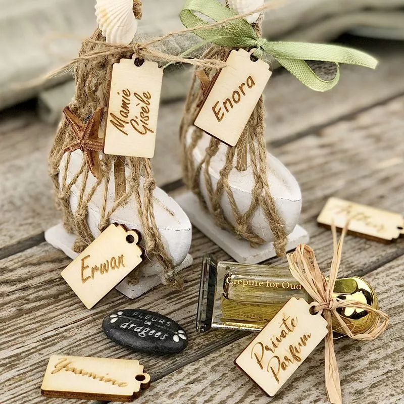 Étiquette bois mini - Marque place / DIY