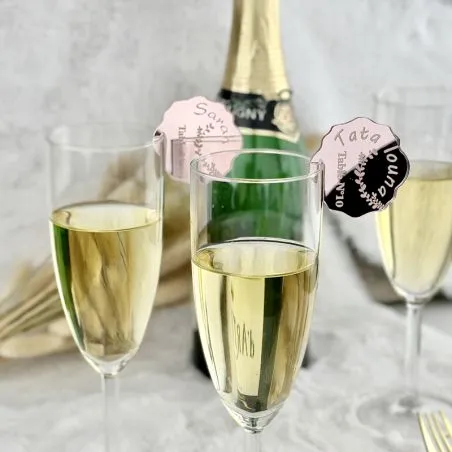 Marque Verre personnalisé Champêtre - Forme Baroque